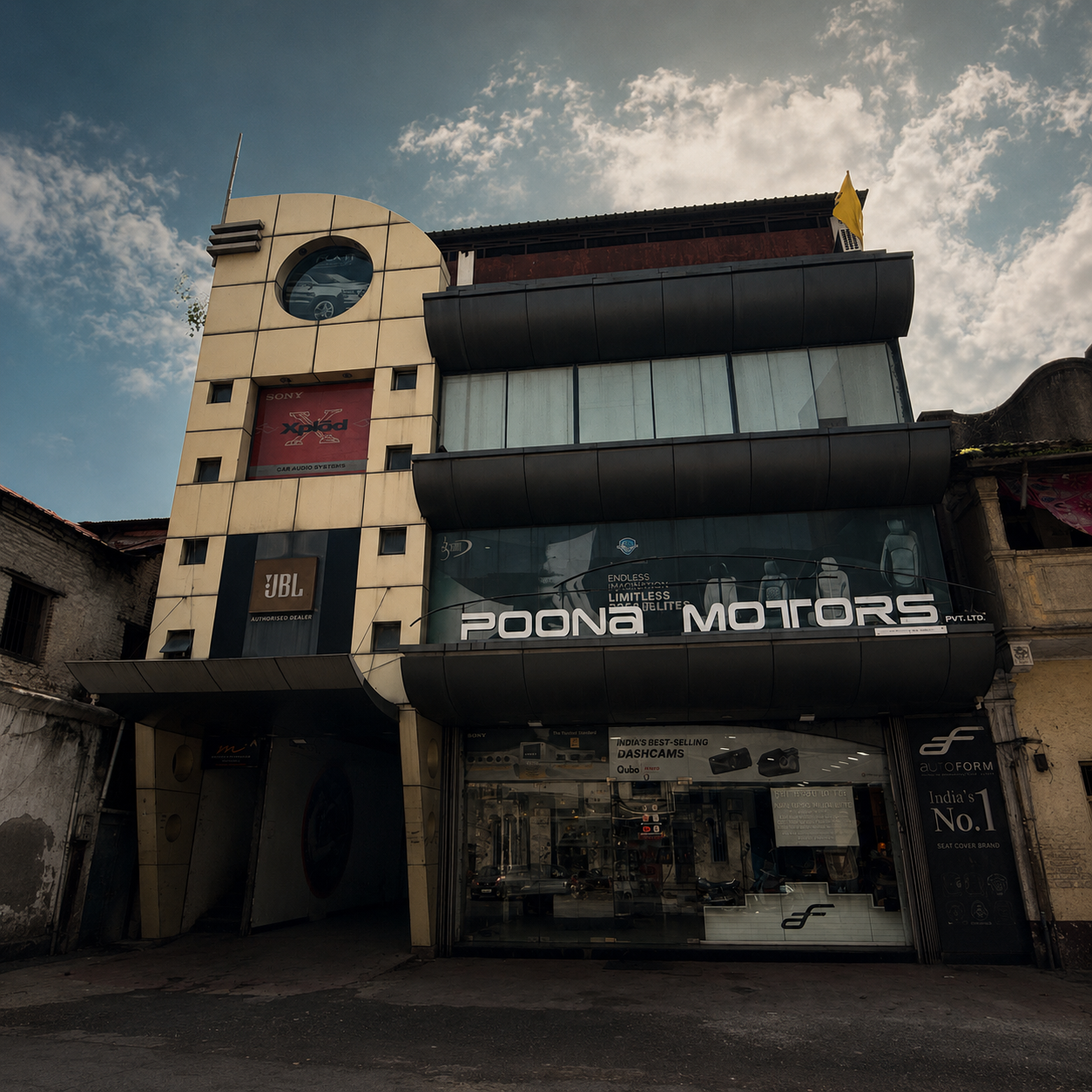Poona Motors workshop