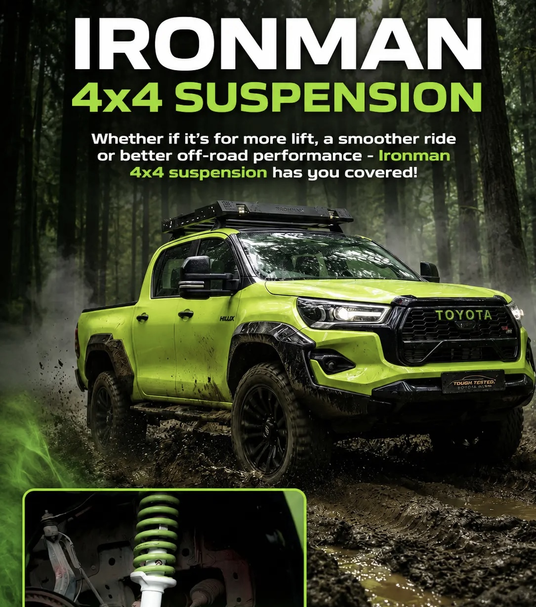 Ironman 4x4 suspension installation